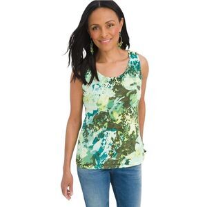 Chico's Nwt Animal Envy Tank Sweater Size 2 Large